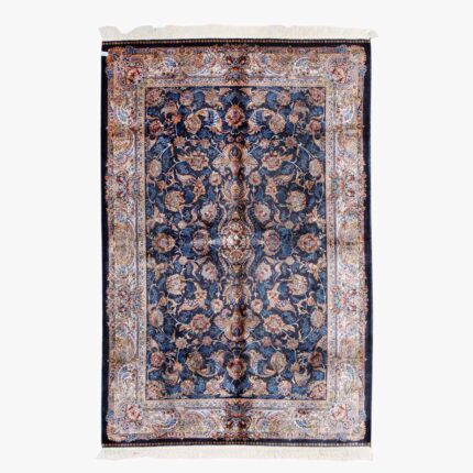 Floral Silk Carpet (5' x 8' Ft)