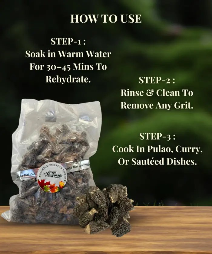 Morel Mushroom Gucchi 100g - Image 3