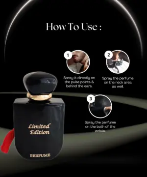 Perfume Unisex Black Heart - Image 4