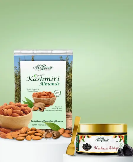ALBASIR ALMONDS SHILAJIT COMBO 1