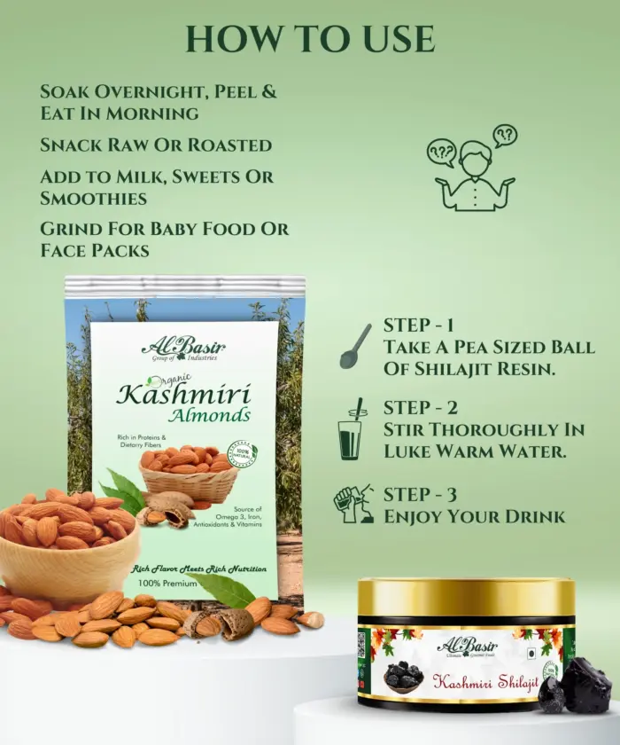 Shilajit 50g & Almond 1kg - Image 3