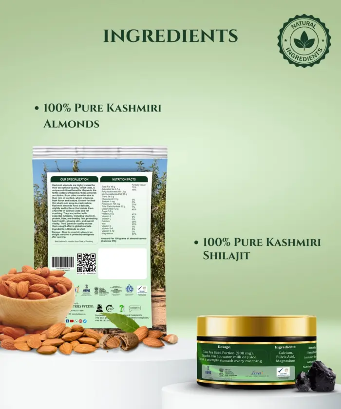 Shilajit 50g & Almond 1kg - Image 4