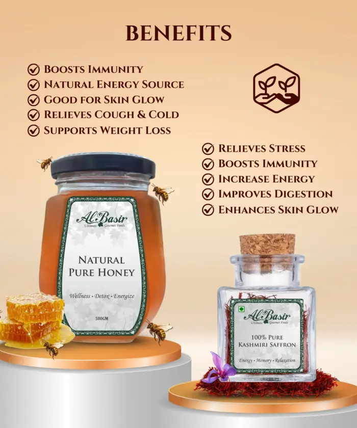 Honey 500g & Saffron 1g - Image 2