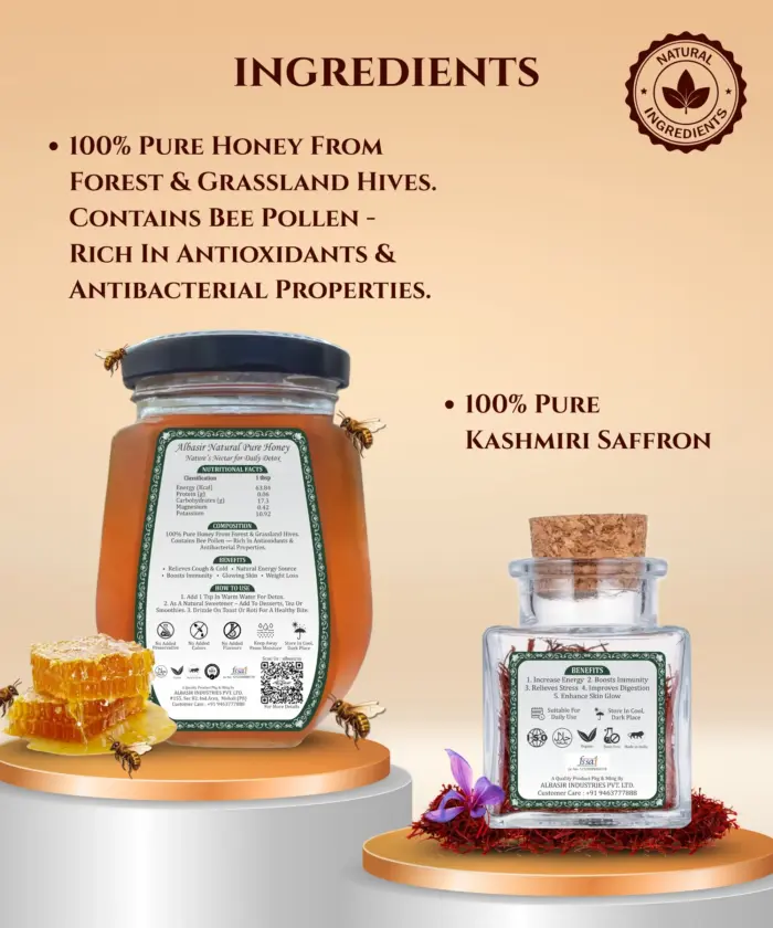 Honey 500g & Saffron 1g - Image 4