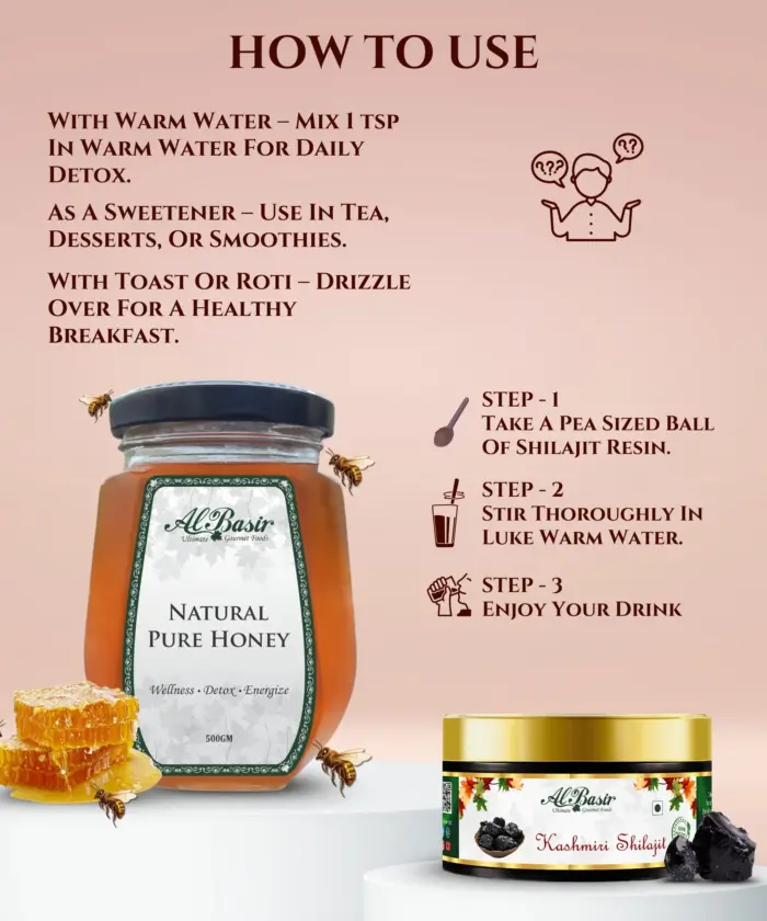 Honey 500g & Shilajit 50g - Image 5