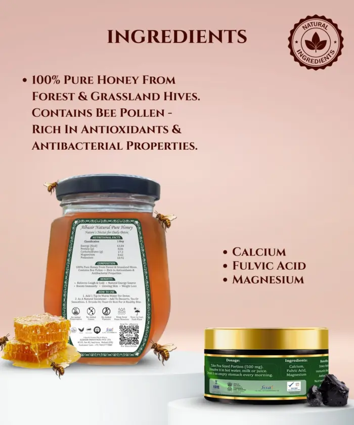 Honey 500g & Shilajit 50g - Image 4