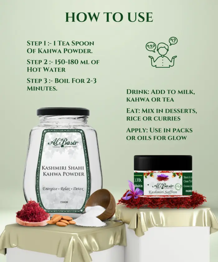 ALBASIR KAHWA POWDER + SAFFRON COMBO (3) (1)