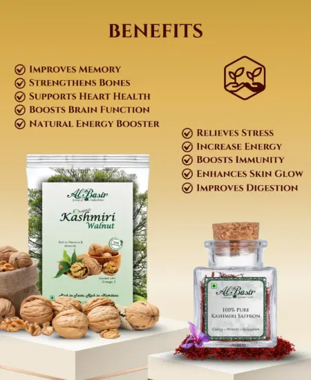 ALBASIR WALNUT SAFFRON COMBO 2