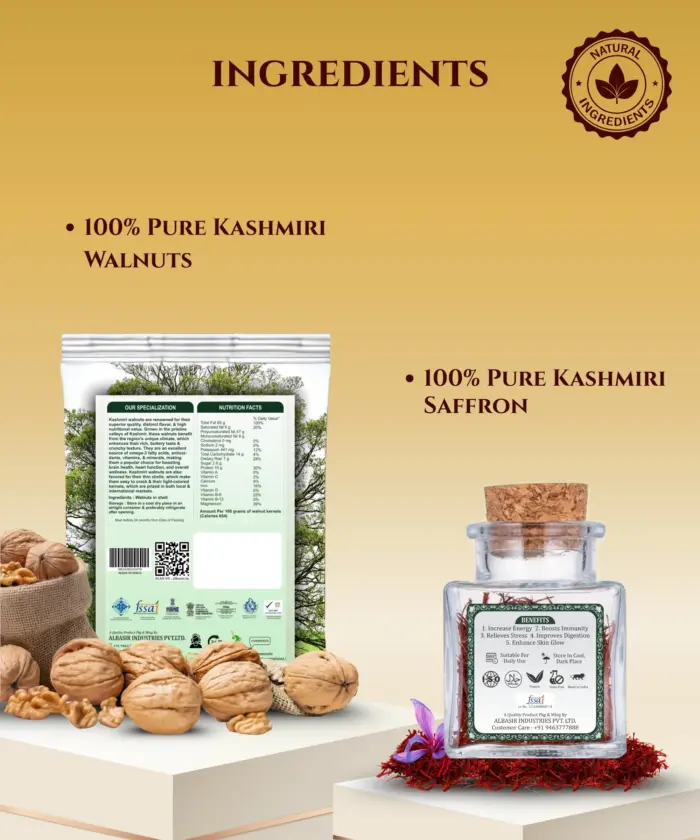Saffron 1g & Walnuts 1kg - Image 4