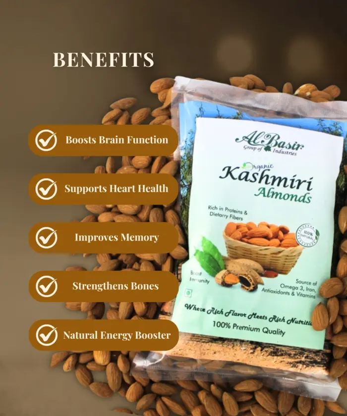Kashmiri Almonds Kernel 1kg - Image 3