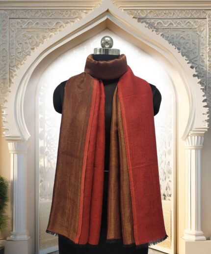 Stole Pashmina Zari Reversible