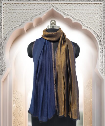 Stole Pashmina Zari Reversible