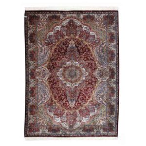 Oriental Silk Carpet (7' x 10' Ft) - Image 3