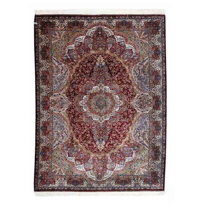 Oriental Silk Carpet (7' x 10' Ft) - Image 3