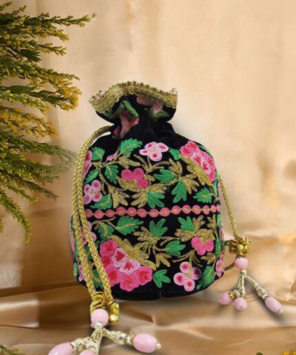 Designer Velvet Potli