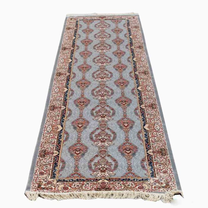 Floral Silk Carpet (2.5' x 10' Ft) - Image 2