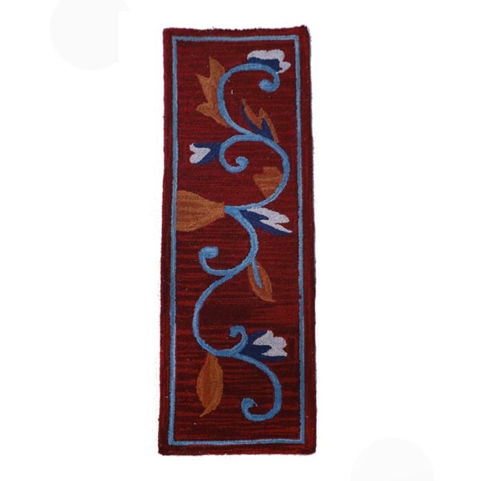 Floral HM Woollen Carpet (1.5' x 5' ft.) - Image 4