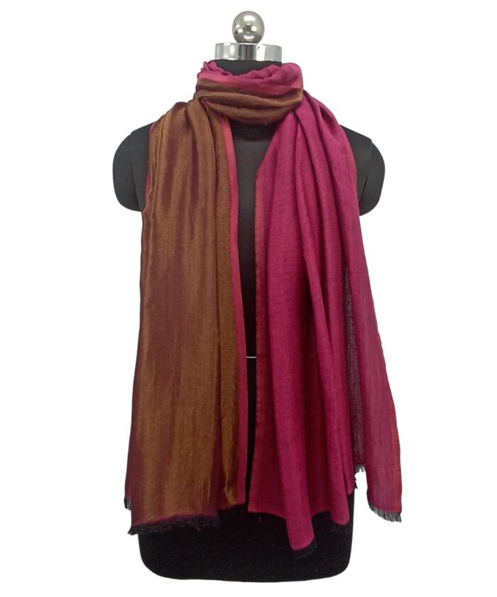 Stole Pashmina Zari Reversible - Image 6
