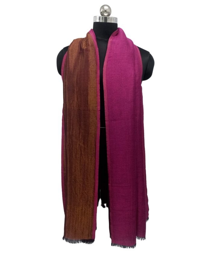Stole Pashmina Zari Reversible - Image 2