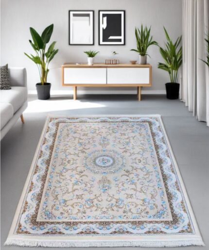 Floral Woollen Carpet (5' x 7' Ft.)