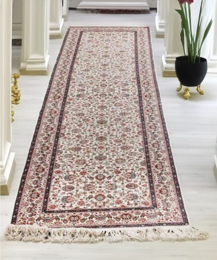 Floral Silk Carpet (2.5' x 10' Ft.)