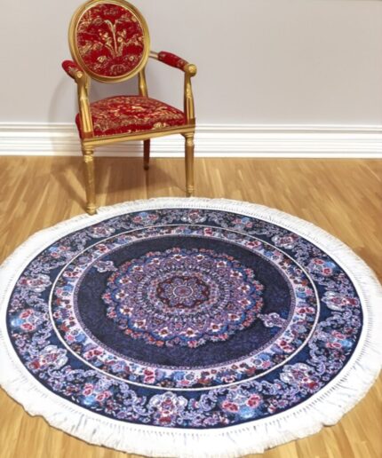 Round Woollen Carpet (5' x 5' Ft.)