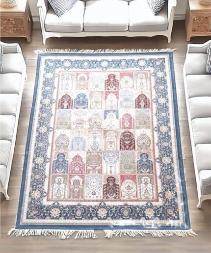 Geometrical Silk Carpet (10' x 13' Ft)