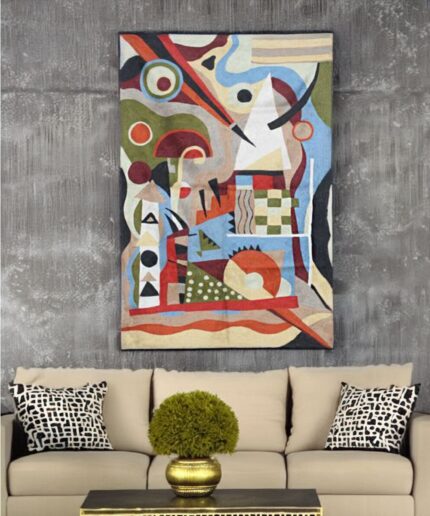 Abstract Silk Rug