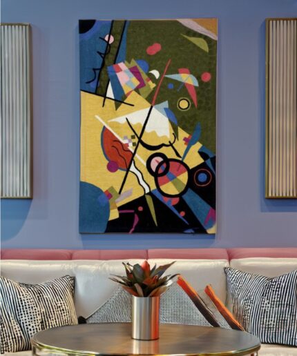 Abstract Woollen Rug
