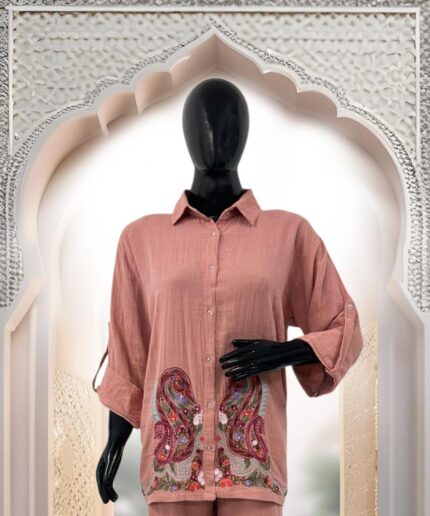 Co-Ord Set Aari Cotton