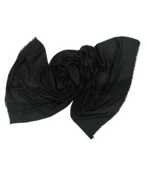 Stole Black Pashmina - Image 4