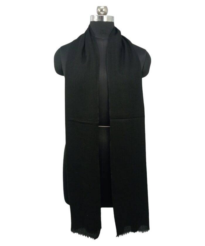 Stole Black Pashmina - Image 2