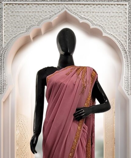 Saree Paldar Georgette