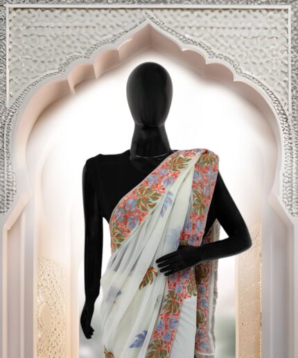 Saree Georgette Aari Work