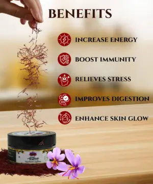 Pure Kashmiri Saffron 3gm - Image 2