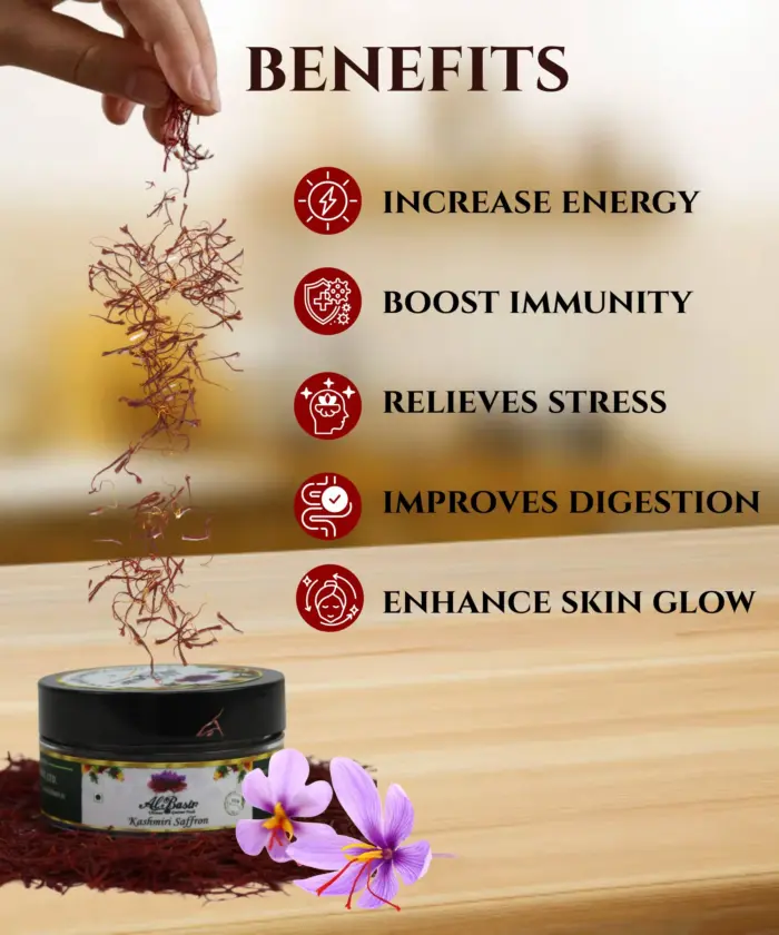 Pure Kashmiri Saffron 3gm - Image 2