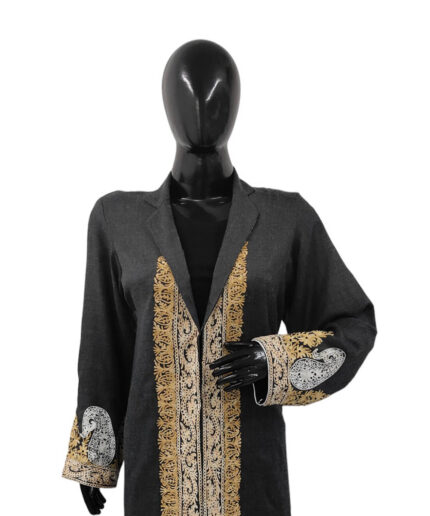 Long Jacket Aari Pashmina