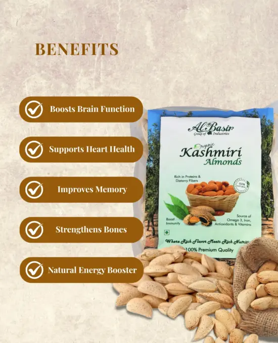 Kashmiri Shell Almonds