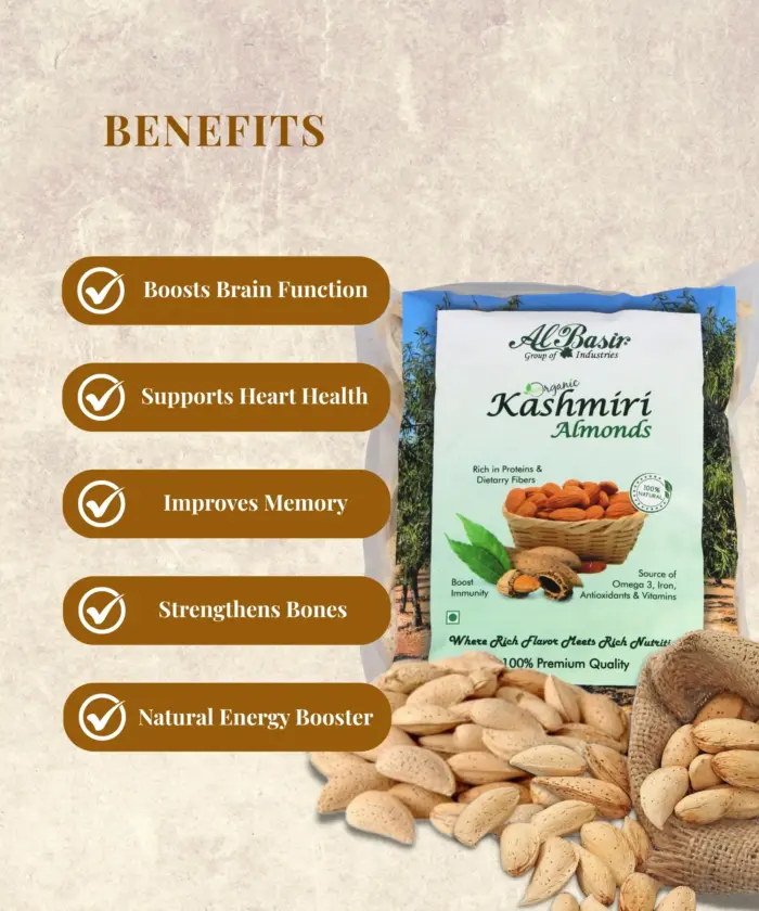 Kashmiri Shell Almonds - Image 3