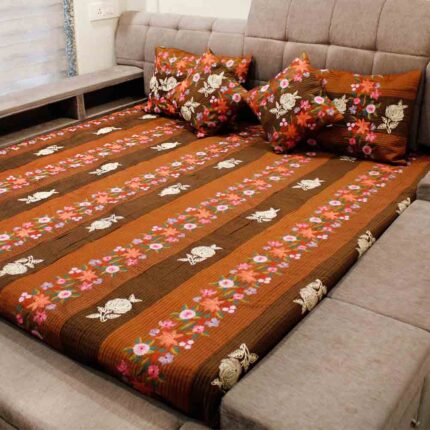 Silk Bed Cover Set
