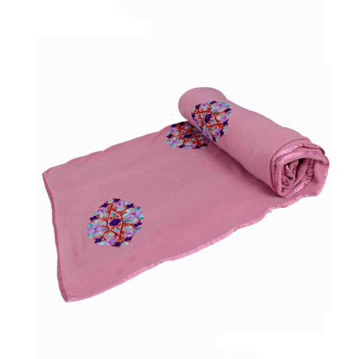 Embroidered Fleece Blanket - Image 2