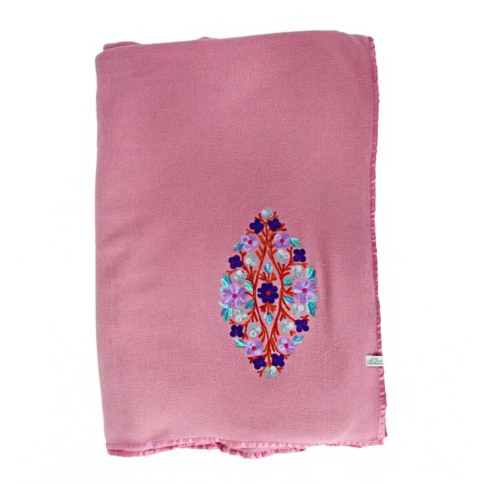 Embroidered Fleece Blanket - Image 3