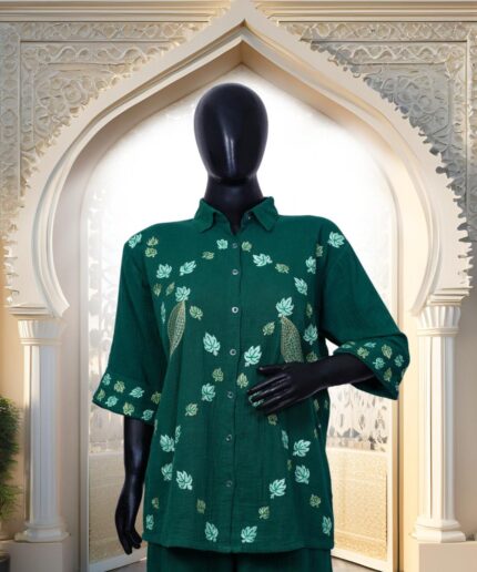 Co-ord Set Aari cotton