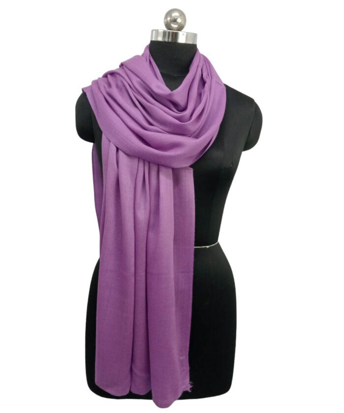 Stole Plain Pashmina - Image 2
