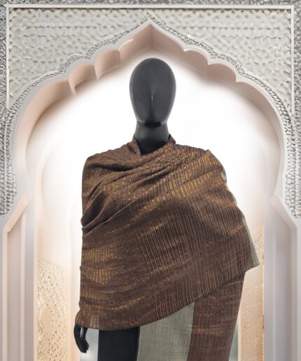 Shawl Zari Stripe Pashmina