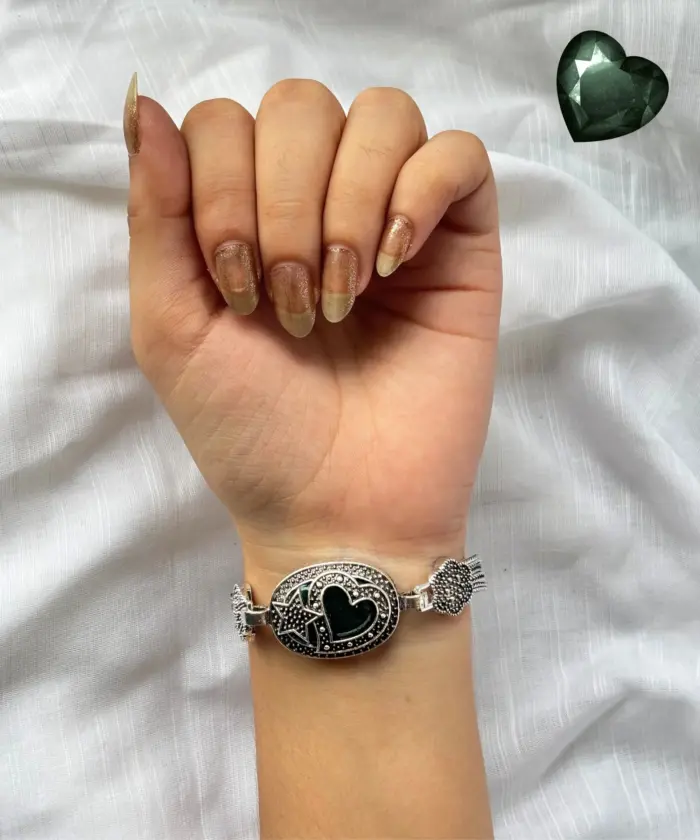 Bracelet Emerald Stone - Image 2