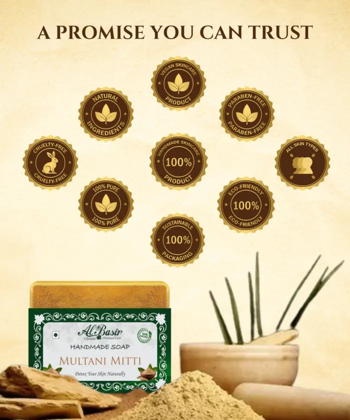 Soap Multani Mitti Handmade - Image 4