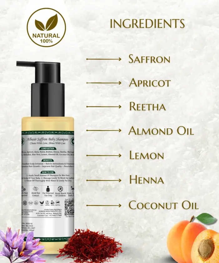 Saffron Baby Shampoo - Image 3