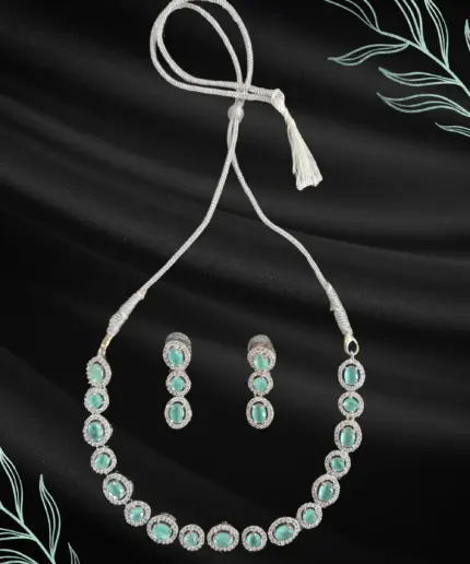 Necklace Set Aqua Zircon
