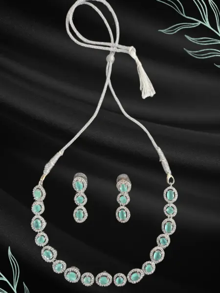 Necklace Set Aqua Zircon